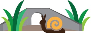 Artists impression of snail underpass