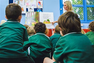 Story time at Brunswick Heads library