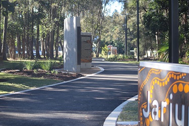 Byron Skate Park pathways