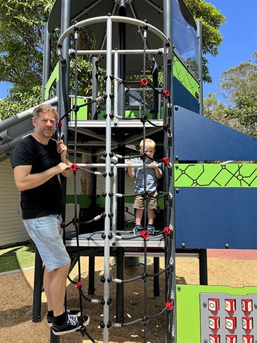 Mayor-and-son-at-the-playground-at-the-Byron-Rec-Grounds