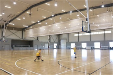 Basketball court at the Cavanbah Centre