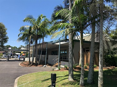 View of centre from carpark