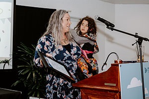 Community award winner Aya Harral Haines