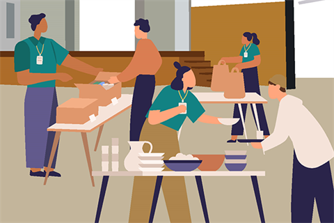 Illustration of a morning tea with volunteers.png