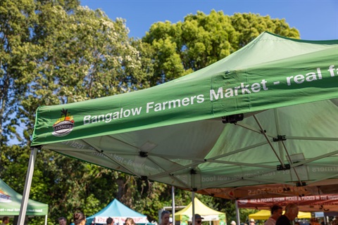 Gazebo at the Bangalow Farmers Market