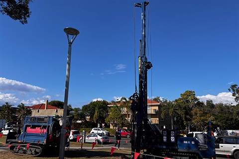 Byron Bay Drainage Geotechnical Bore at Clarkes Beach outlet - re-sized for web.jpg