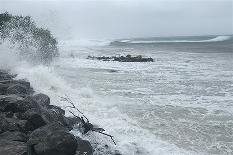 Main Beach tidal inundation