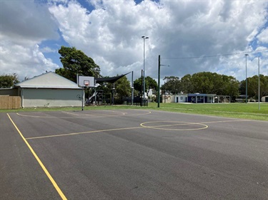 Byron Bay Rec Ground basketball court