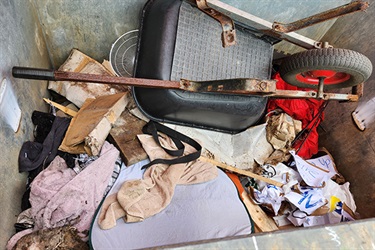 Items found in Simpsons Creek on Clean-up Australia Day