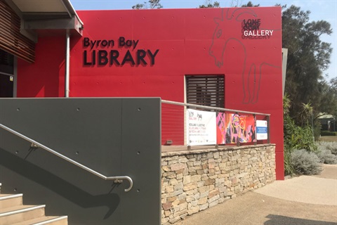 Main entrance to the Lone Goat Gallery 