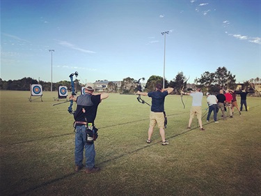 Archery on Herb Elliott Field