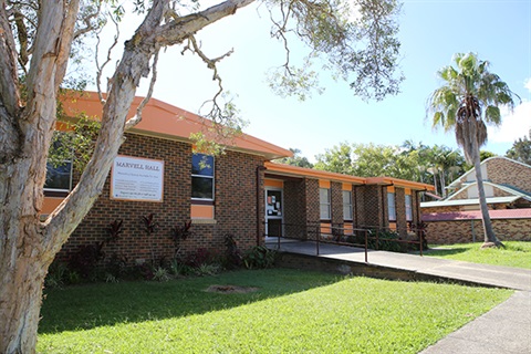 Marvell Hall front entrance