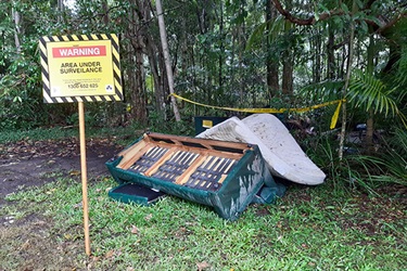 Illegal dumping at Azalea Street