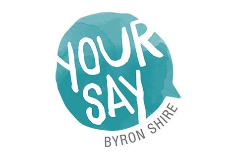Decorative Your Say Byron Shire logo