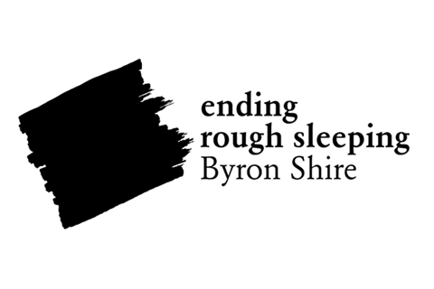 End rough sleeping logo feature tile